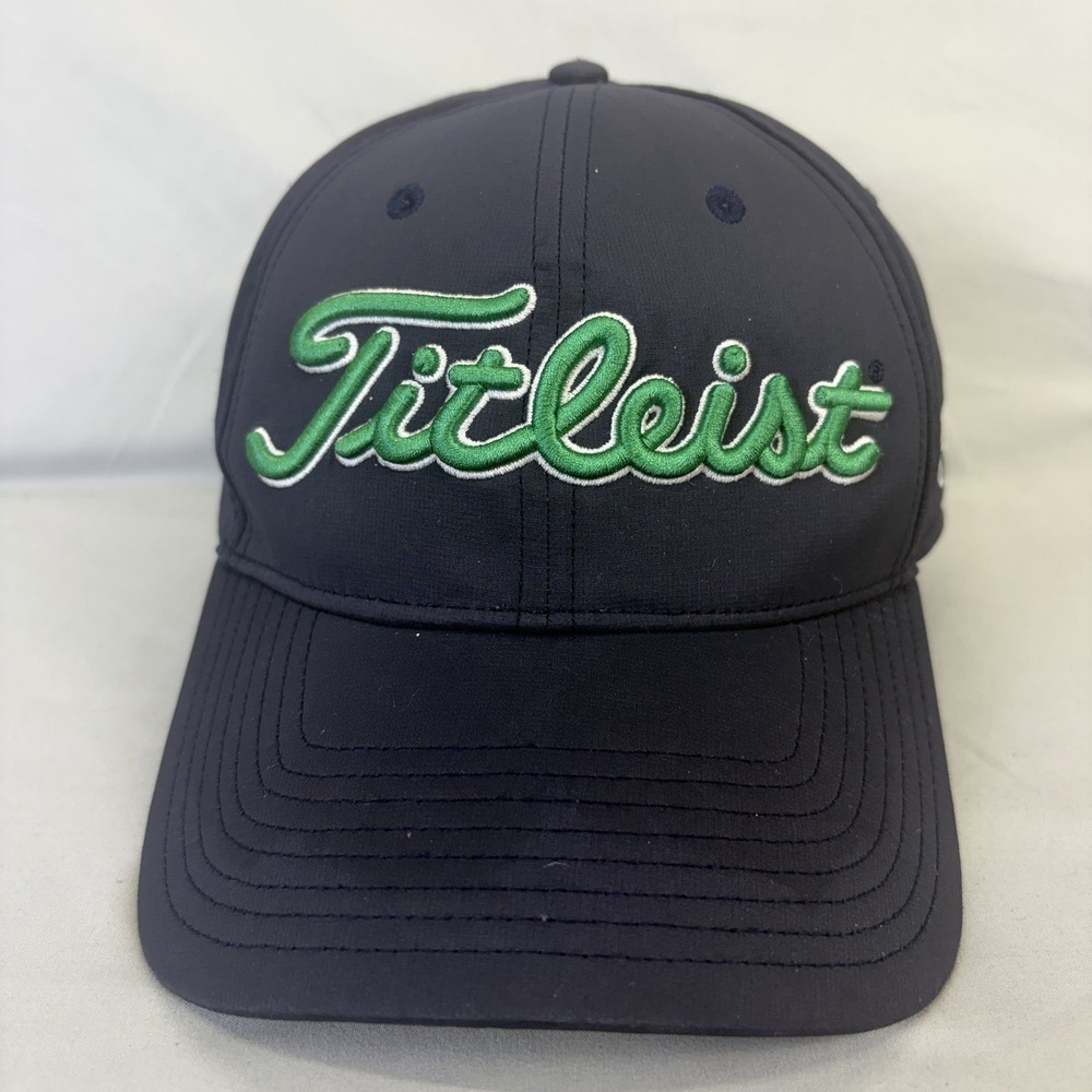 Titleist Golf Hat St Patricks Day Mens OSFM Navy Blue Shamrock Cap